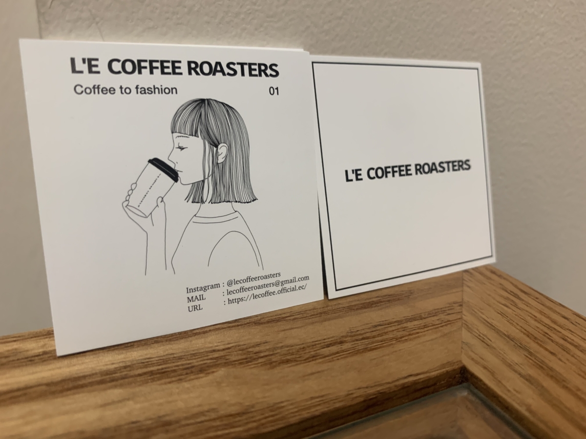 L’E COFFEE　ROASTERSショップカード◎