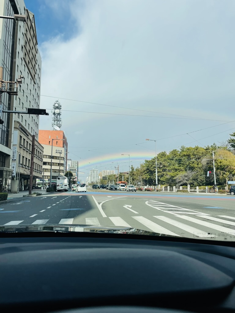 休日に見た虹〜