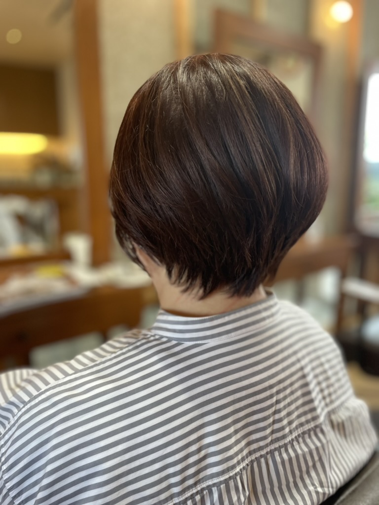 ヘアカラーで立体感◎