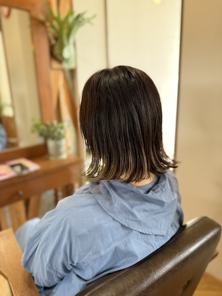 毛先のハイライトが可愛い◎ 毛先のハイライトが可愛い◎