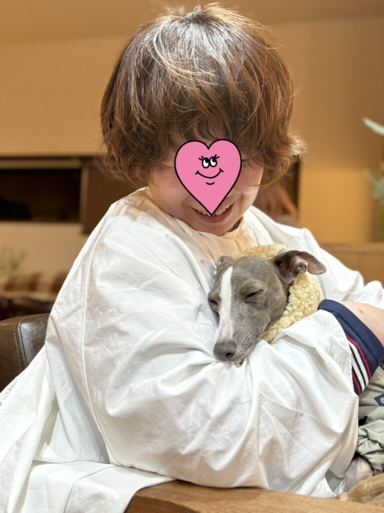 お引越し前にだっこしてもらいました お引越し前にだっこしてもらいました